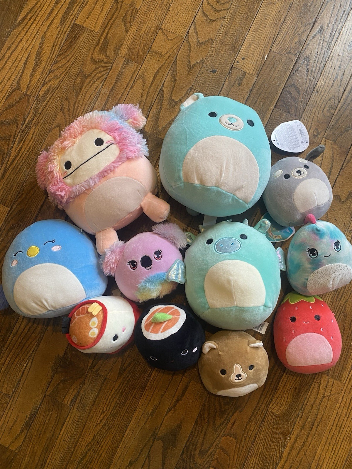 Squishmallows Plush Stuffed Animals Mixed Lot Small Medium Various Characters