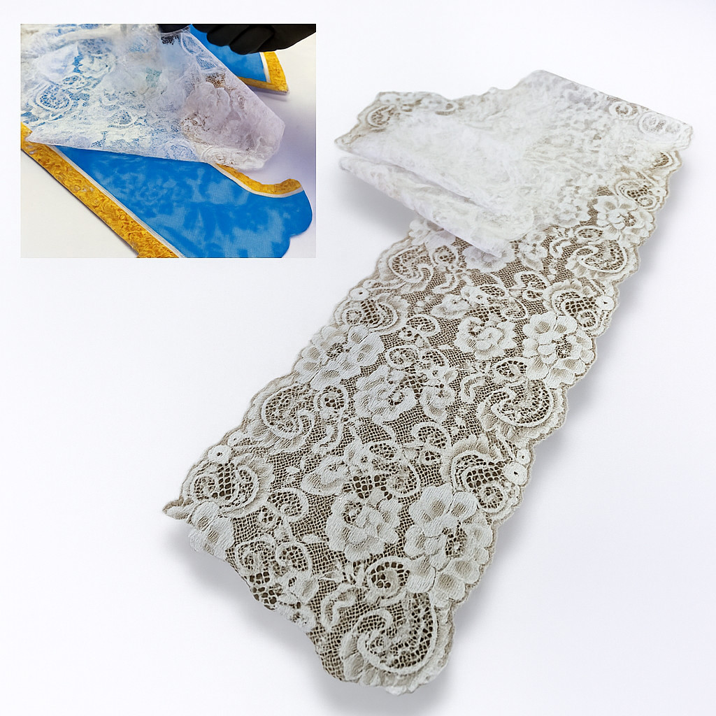 LiME LiNE White Floral Lace Stencil