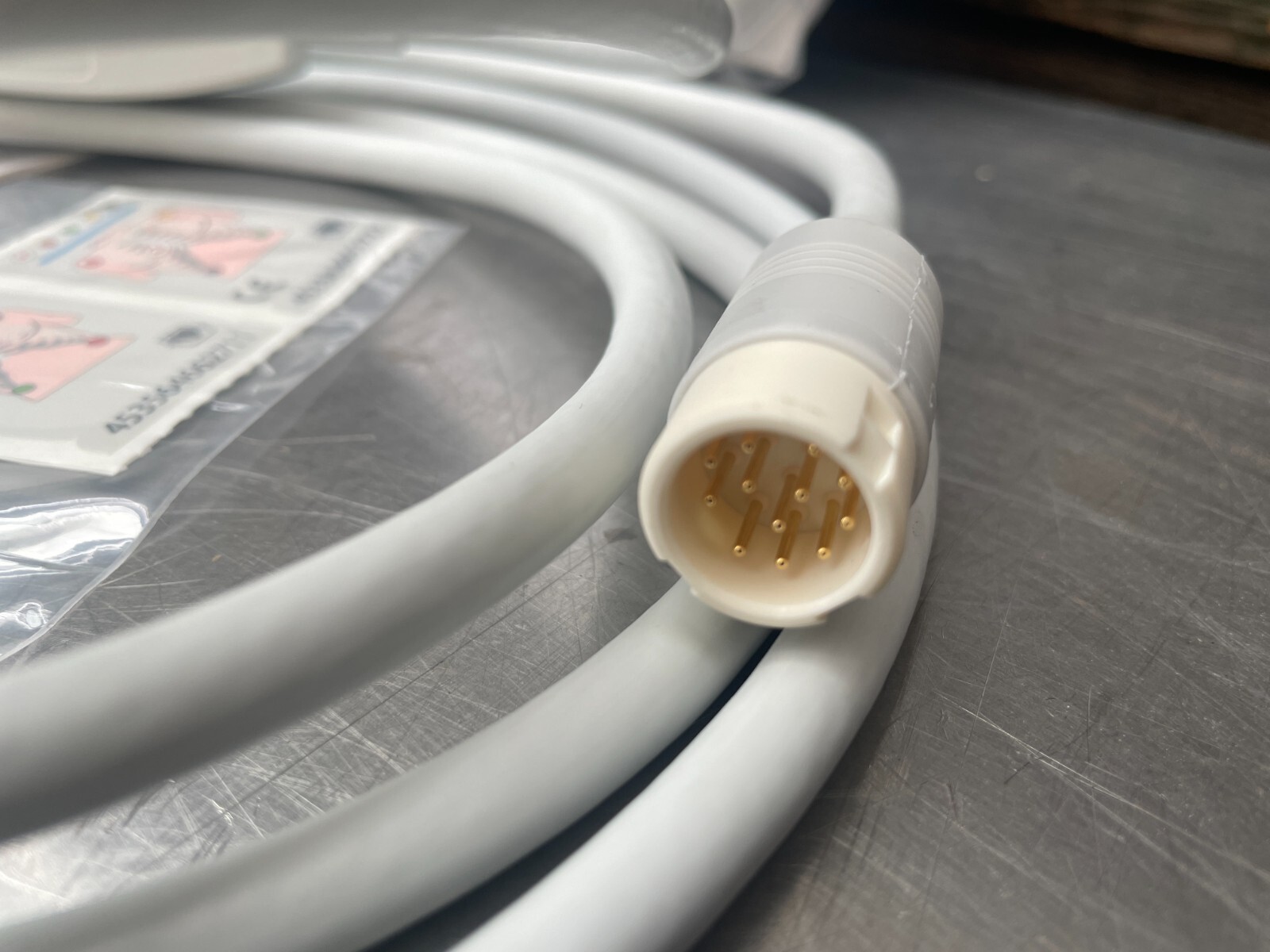 Philips M1949A ECG Trunk Cable 12 Pin to 10 Lead Multi-Link ECG Trunk Cable 2.7m