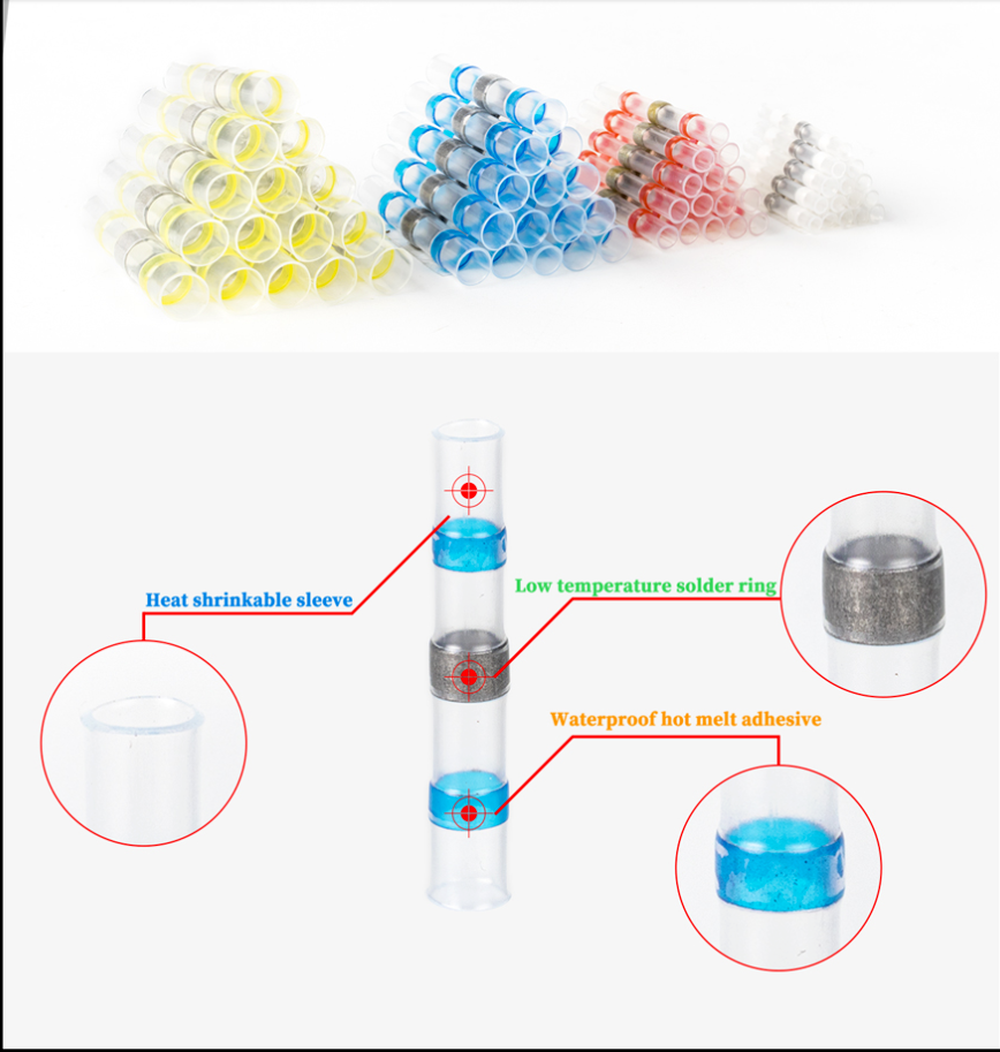 340/50Pcs Solderstick Waterproof Solder Wire Connector Kit Original Top Quality