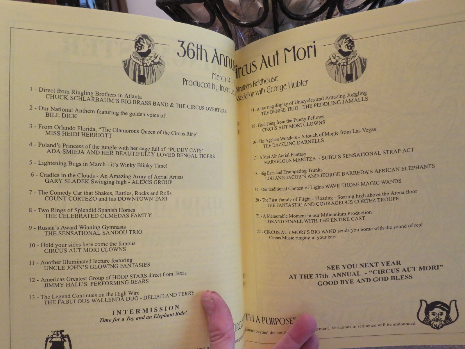 36th Annual AUT MORI GROTTO CIRCUS PROGRAM (Struthers, Ohio) 2000