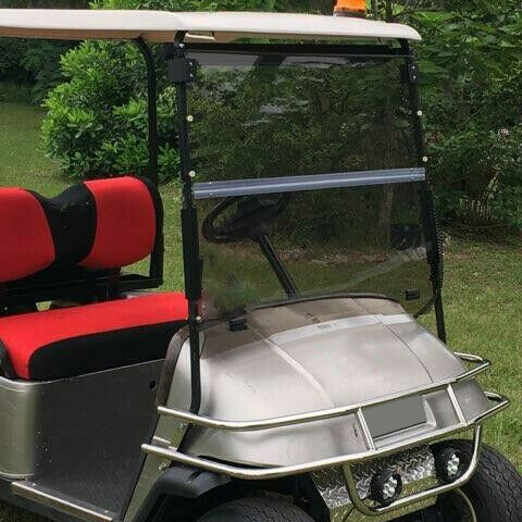 Folding Golf Cart Tinted Windshield Windscreen For EZGO TXT 1994-2013 2014