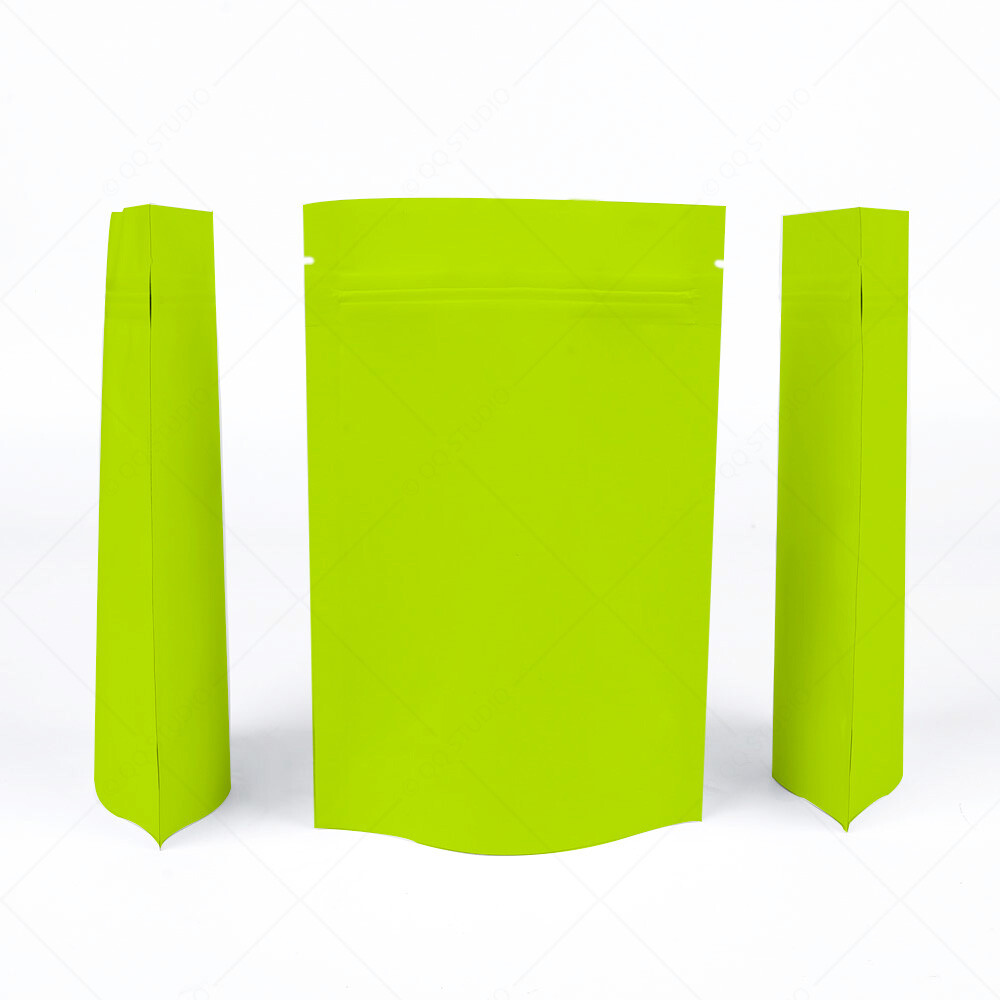 Multi-Color & Sizes Matte Two Sided High Quality Foil Stand up Zip Lock Bag M