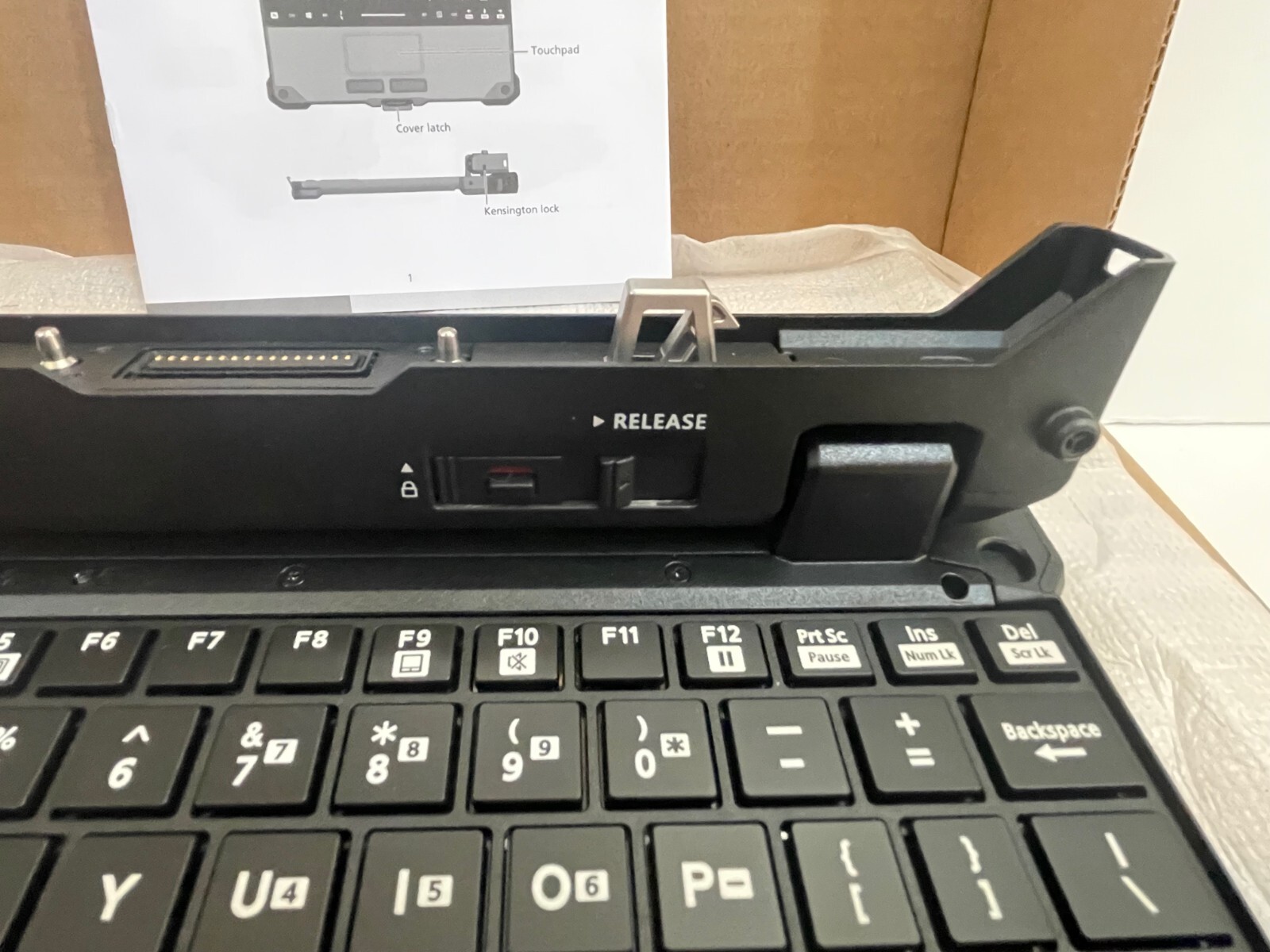 Getac UX10 Detachable US Keyboard TF1-FRU KBD ASSY, US, BACKLIT NEW