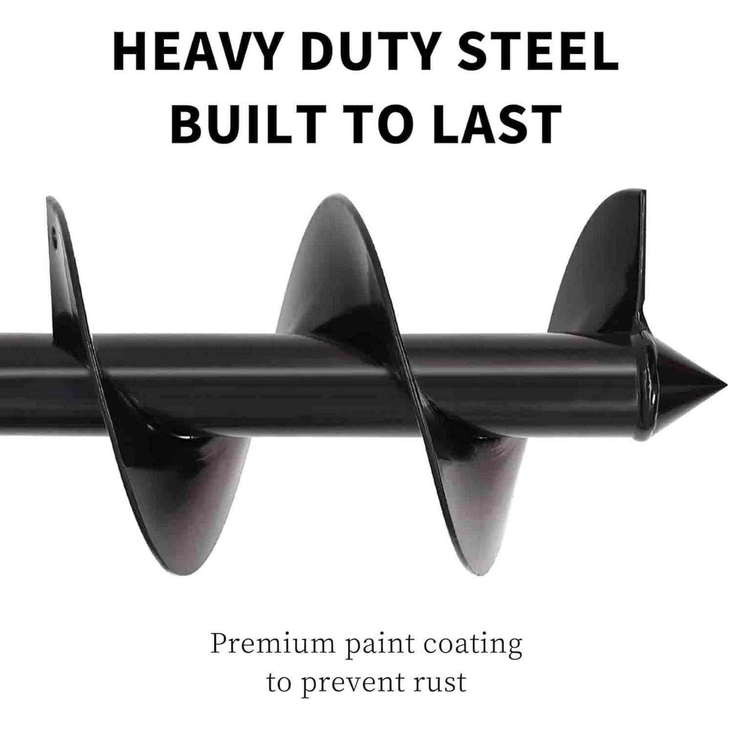 4"x12"Auger Drill Bit for Planting Digging Holes,Garden Plant Flower Bulb Auger