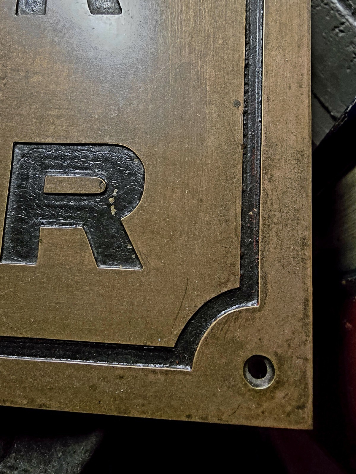 Lexington Ky 1920'S American Contractor J B Kidd Brass Advertising Sign