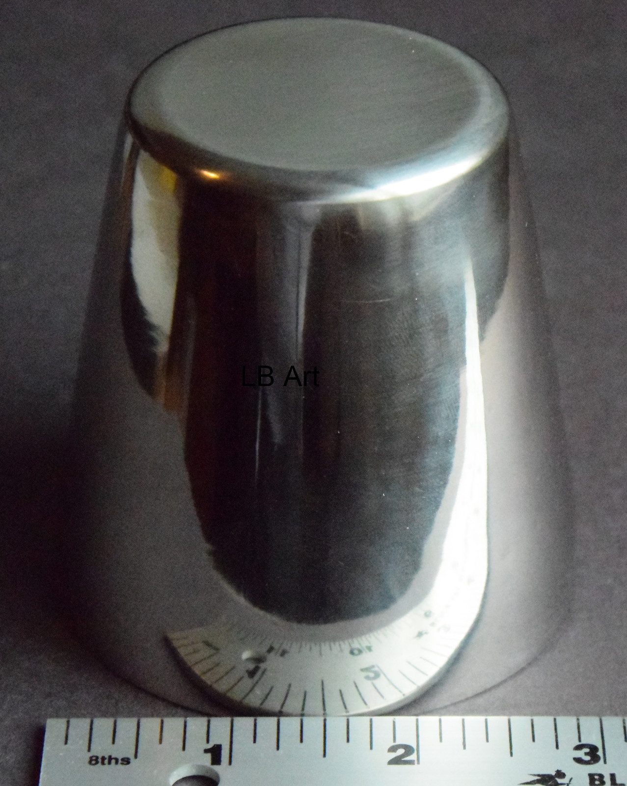 New Mini 3" Tall Stainless Steel Fused Glass Drape Floral Former Slumper Mold