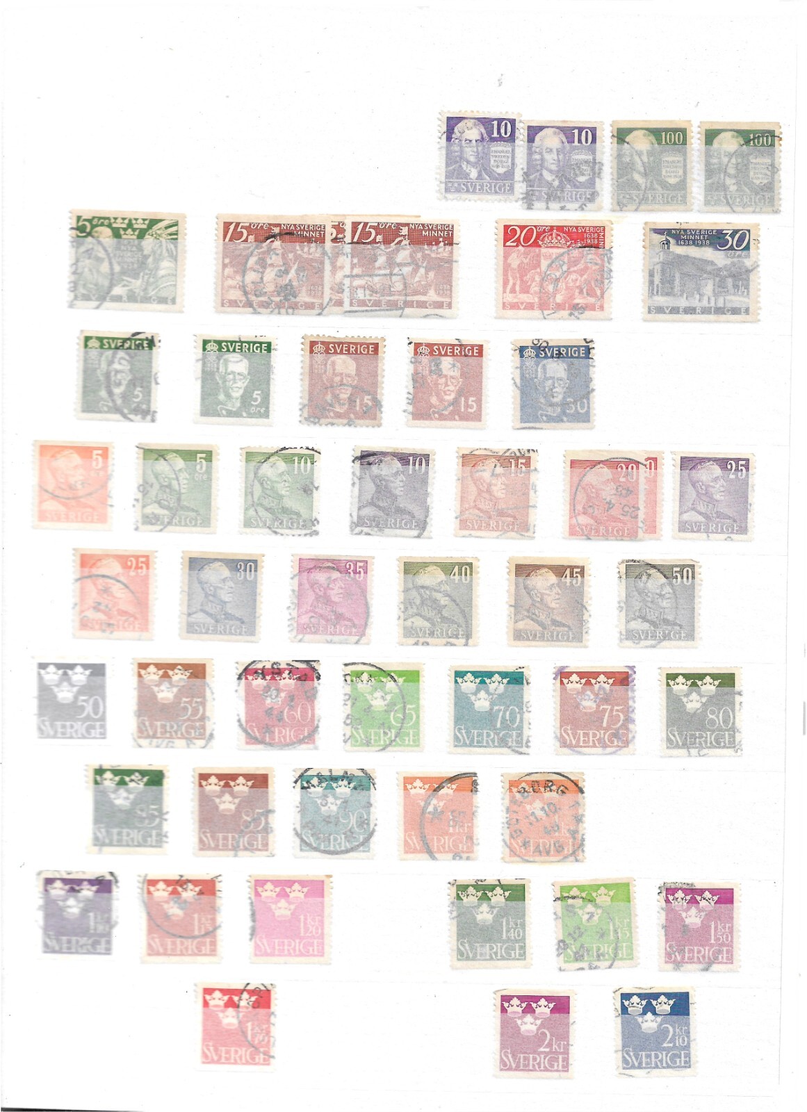 Excellent Sweden collection in stockbook!!