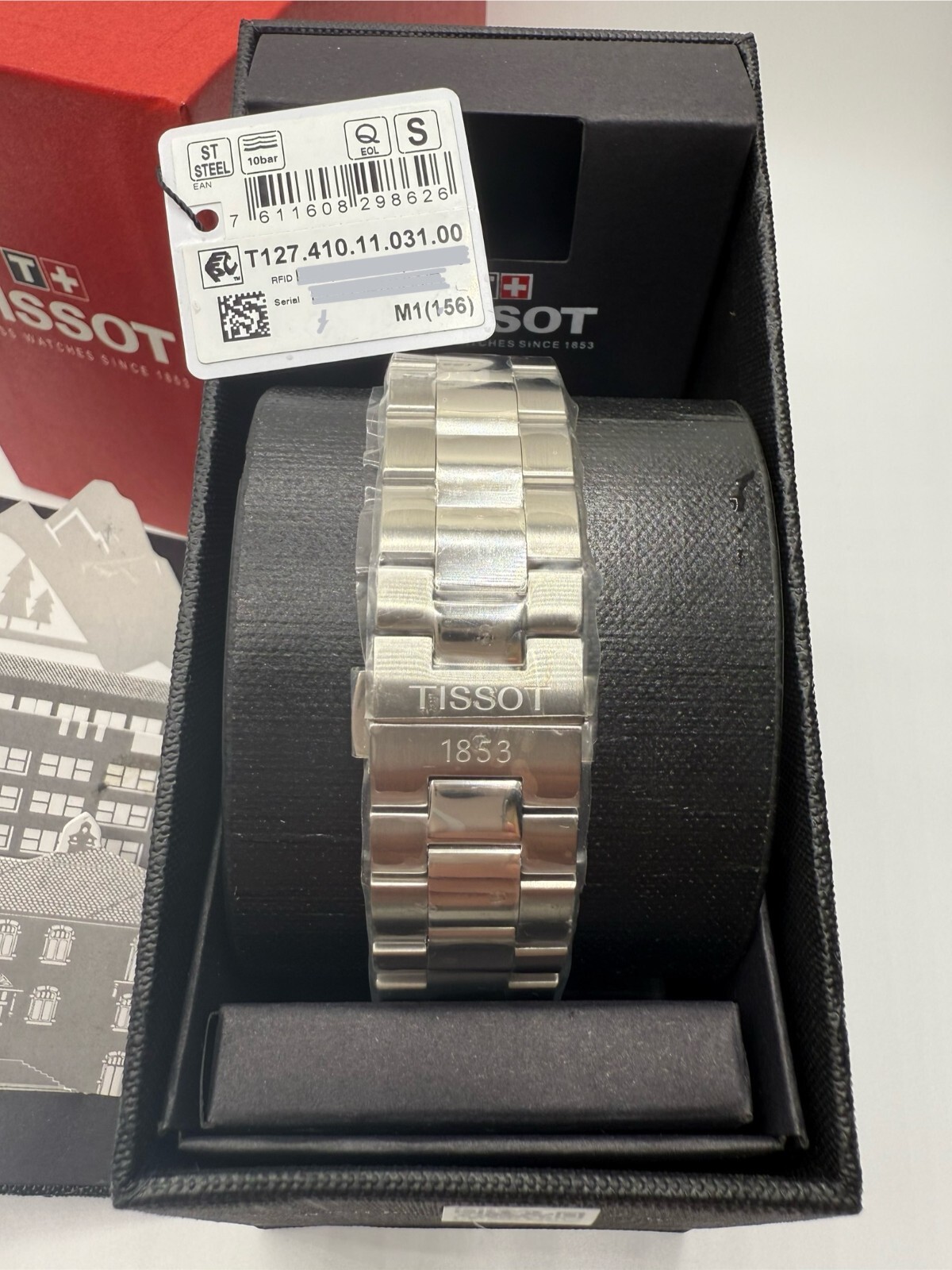 TISSOT Gentleman T127.410.11.031.00 Silver Dial Men's Watch 40 mm