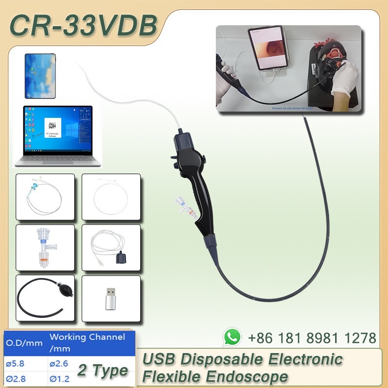 HD Camera Disposable Electronic Flexible Endoscope Connect Phone and PC via USB
