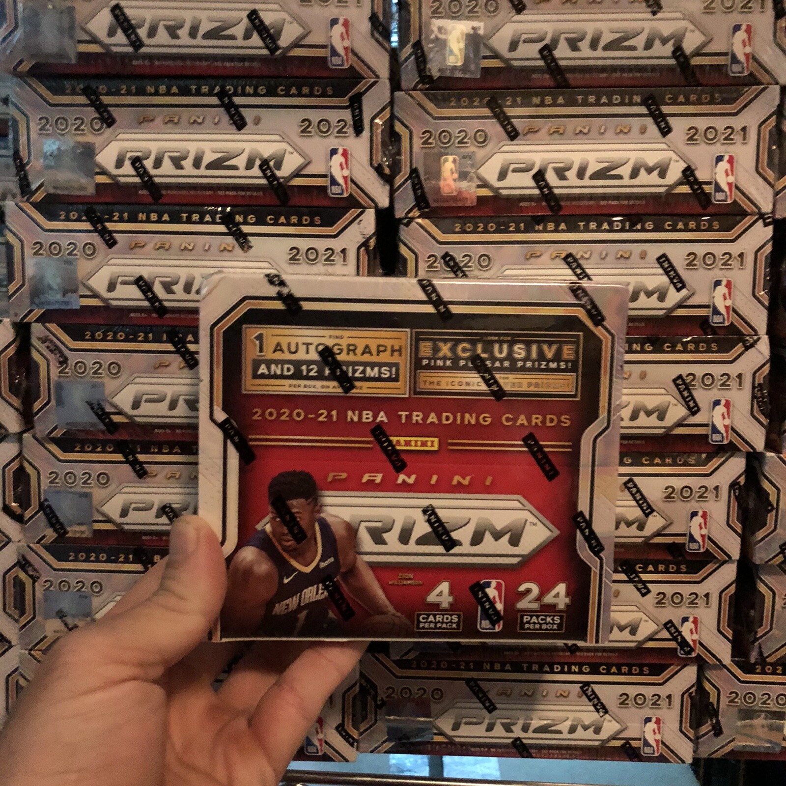 2020-21 Panini NBA PRIZM Basketball 24 Pack Retail Box 1 AUTOGRAPH SEALED