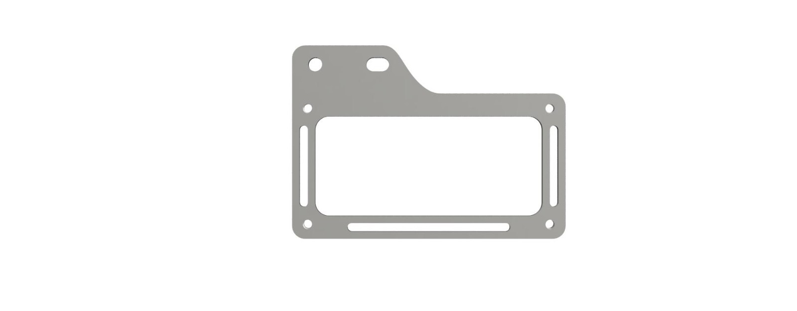 License Plate Mount/Bracket – Fits Yamaha YFZ450R, Raptor, Honda TRX450