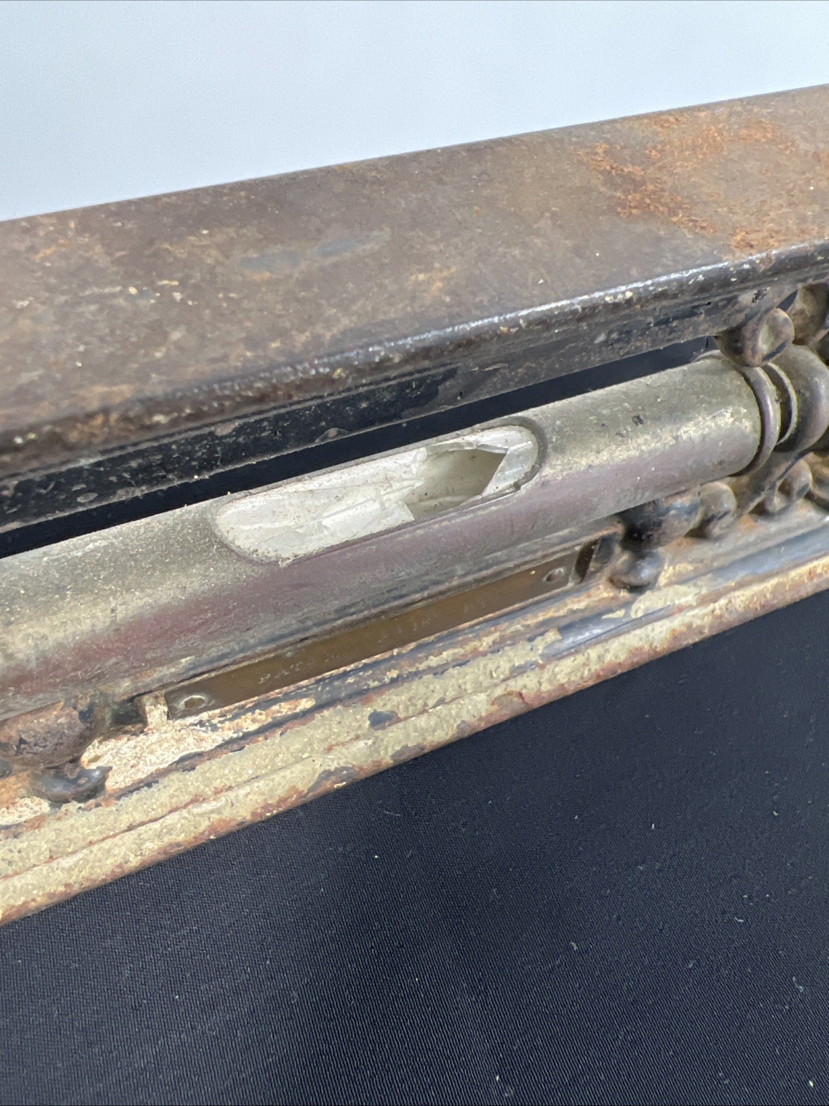 24" The Davis Level & Tool Co Cast Iron Level PAT May 29, 1877 1883 Ornate Old