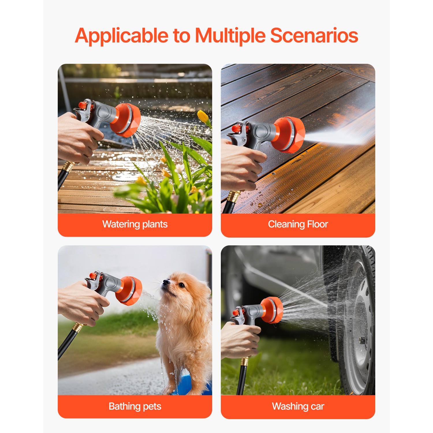 Retractable Garden Hose Reel 1/2 Inch x 145 ft Wall Mounted Garden Hose Reel