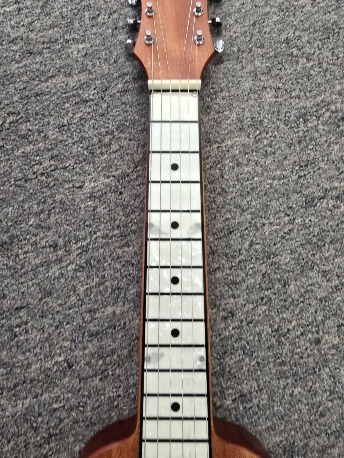 Recording King RG31NA Lap Steel Guitar P90 Pickup Nat Satin Mahogany Lapsteel