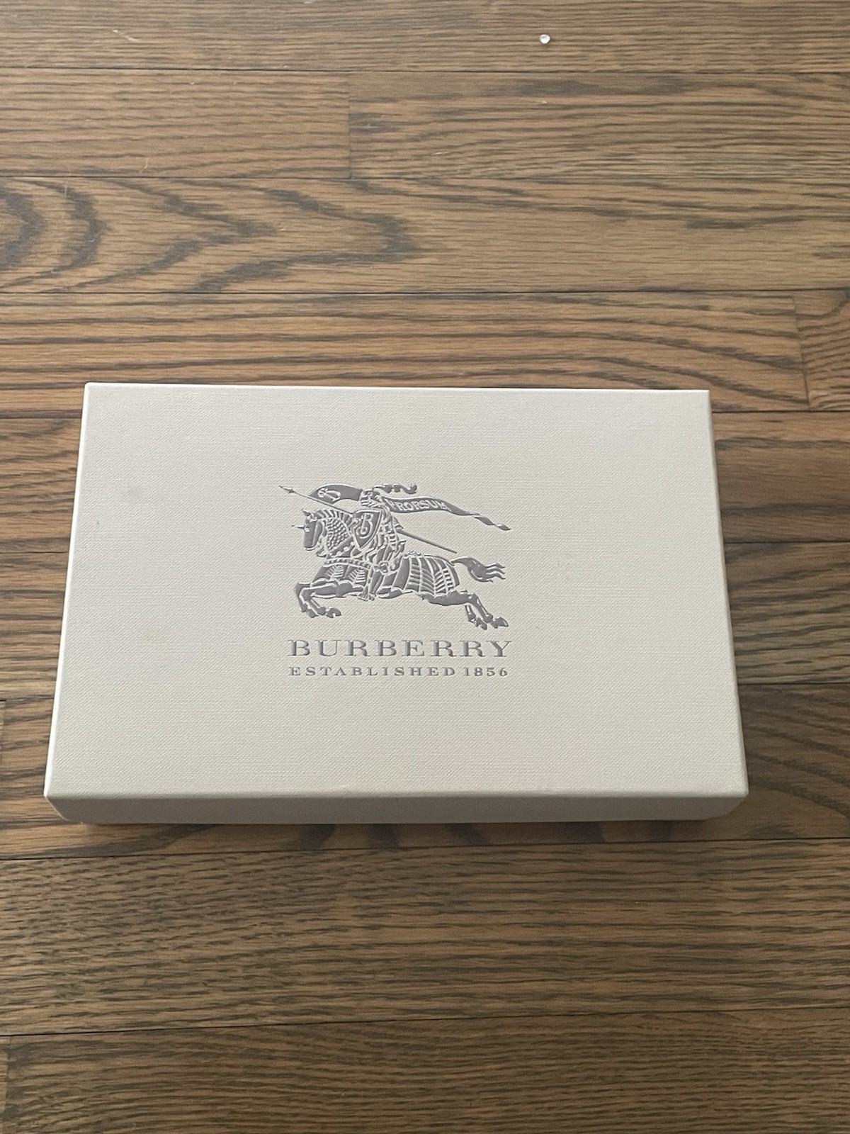 Burberry Gift Box Med Approx 6x10x2” Authentic Some Blemishes Markings/spots