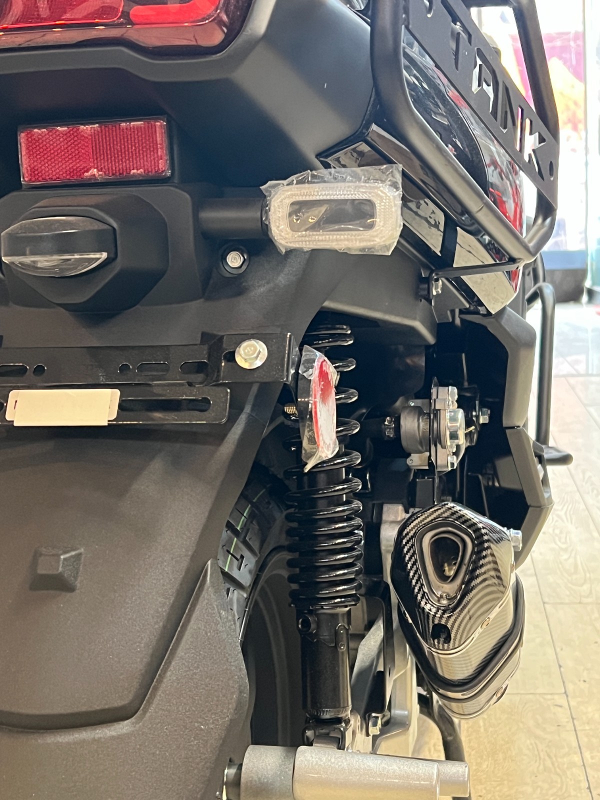 High Performance Exhaust Muffler Kit For GY6 150cc 200cc Moped Motorcycle ATVS