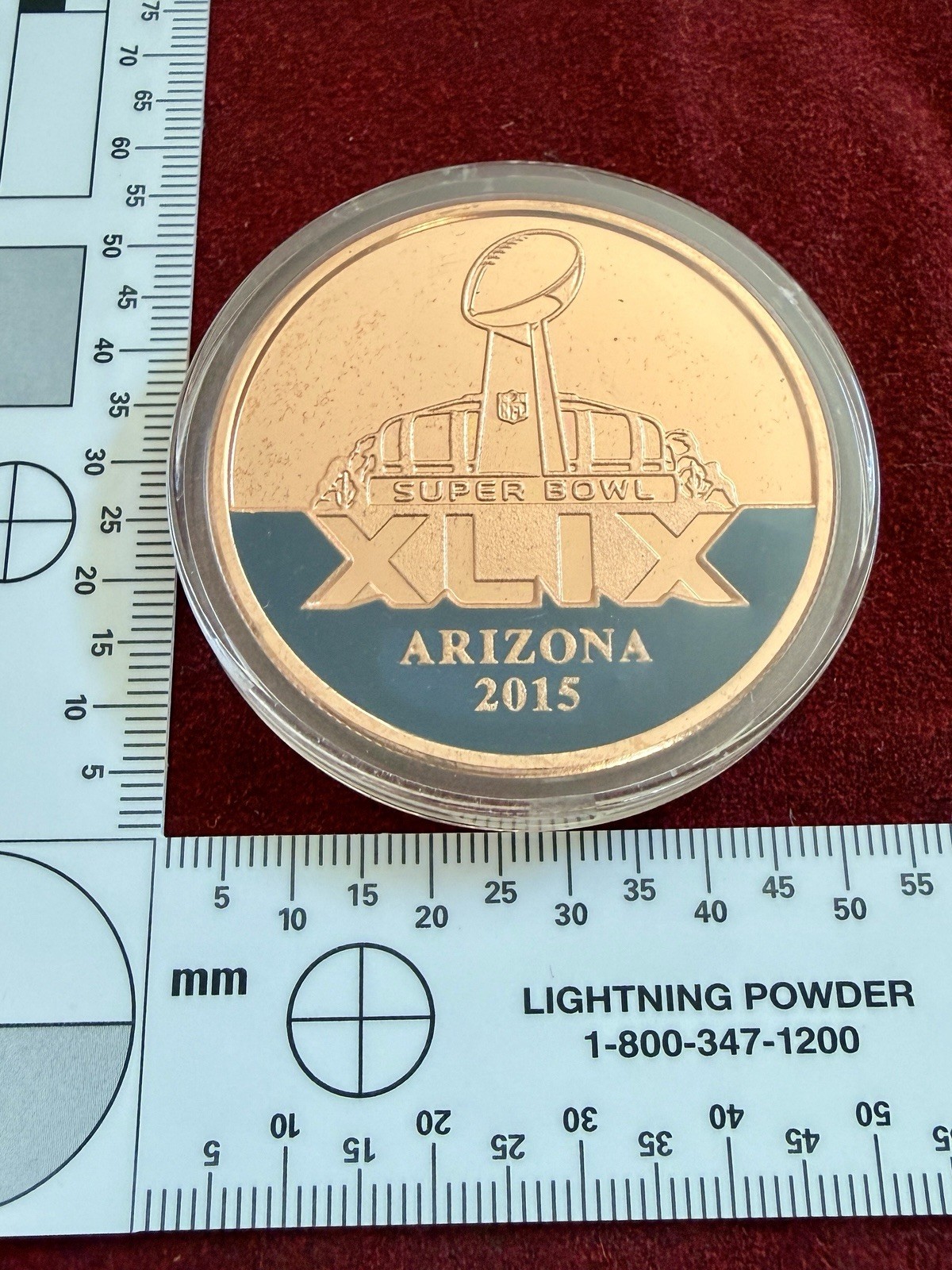 Super Bowl 49 FBI Challenge Coin - Arizona