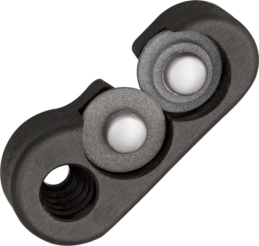 Skarpen Pocket-Size Knife Sharpener Diamond / Ceramic Stones Black ABS Body