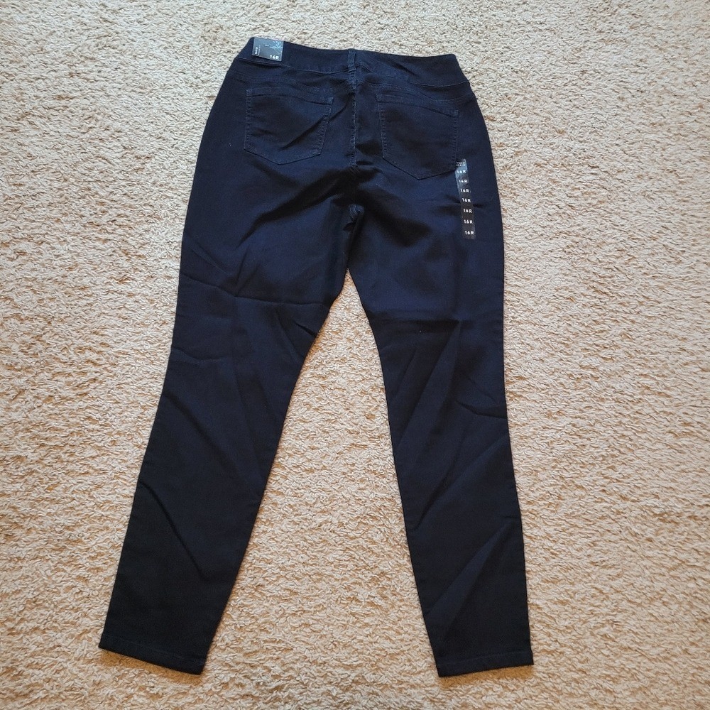 Torrid Jeans Joggers Women 16R Denim Cotton Blend dark blue/black stretch