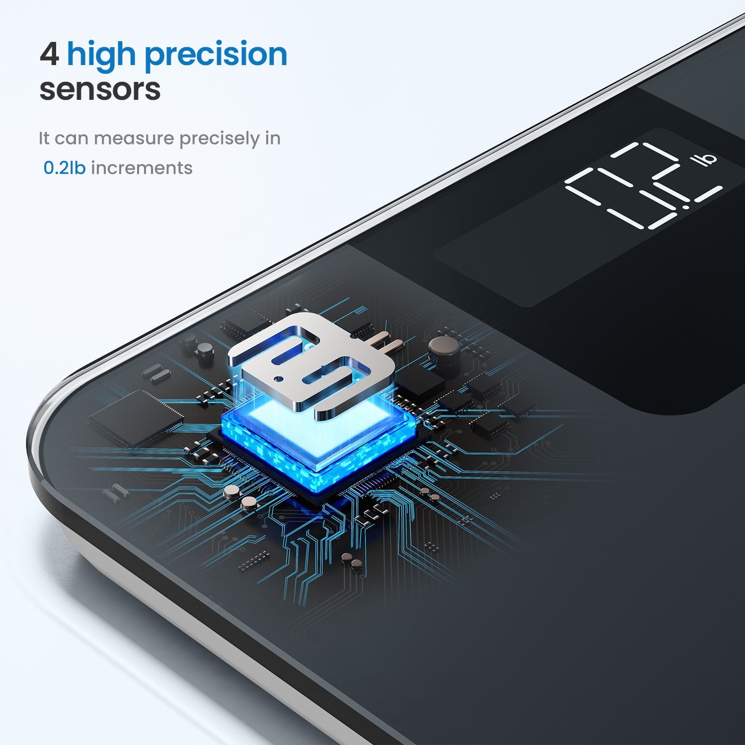 RENPHO Digital Body Weight Scale Highly Accurate Scale for Weight LED Display US