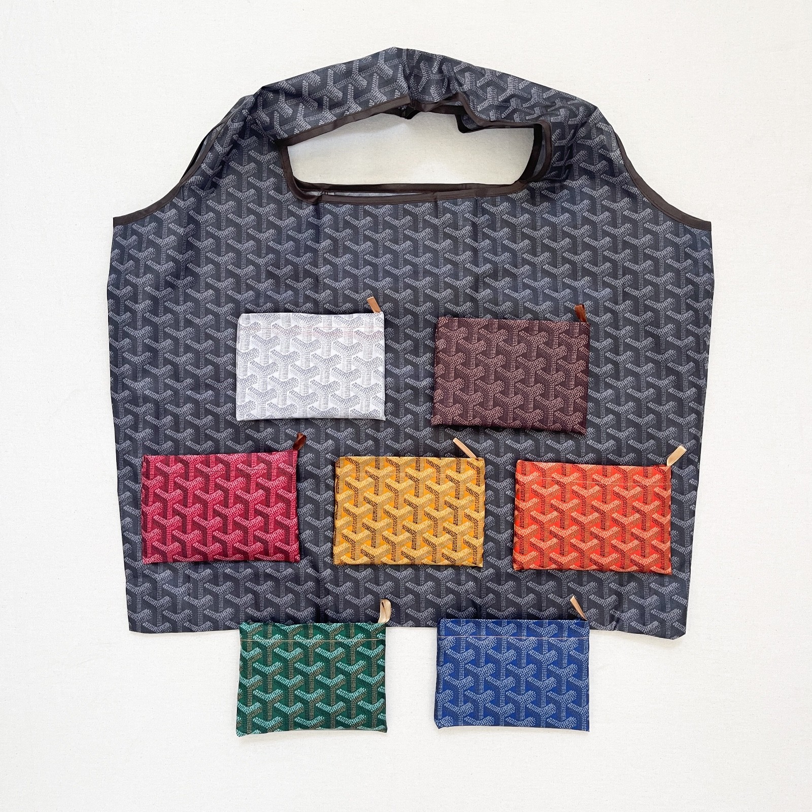 printed eco reusable shopping market tote bag foldable waterproof