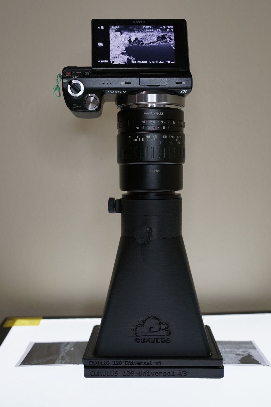 Cumulus Medium Format 120 Film Scanning Digitalize System with DSLR Mirroless V2