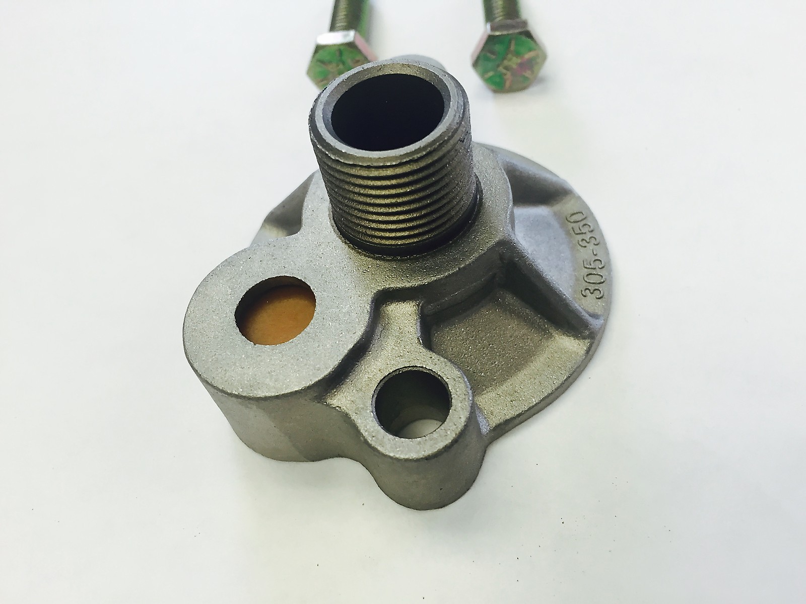 BBC Chevy Oil Filter Adapter BBC Chevrolet 396 402 427 454 With AC Delco Filter