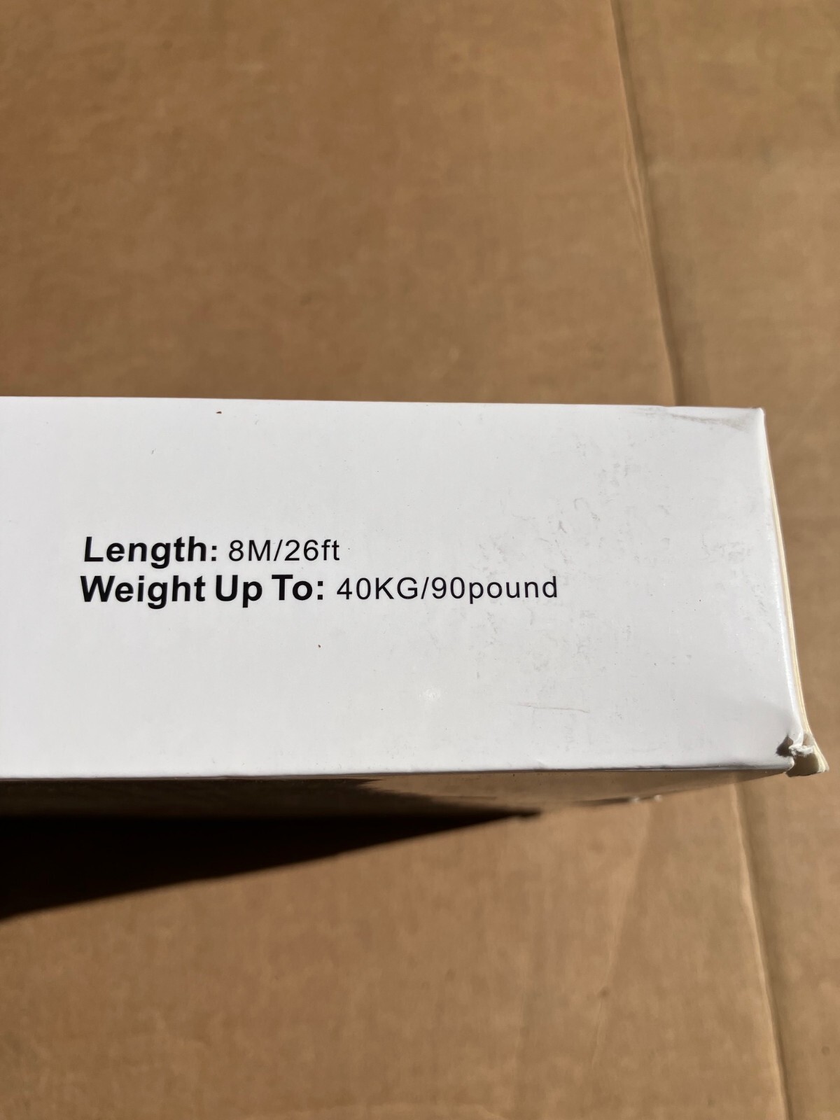 Retractable 26ft Dog Leash Heavy Duty up to 90lbs (Black Color/ One-Handed Lock)