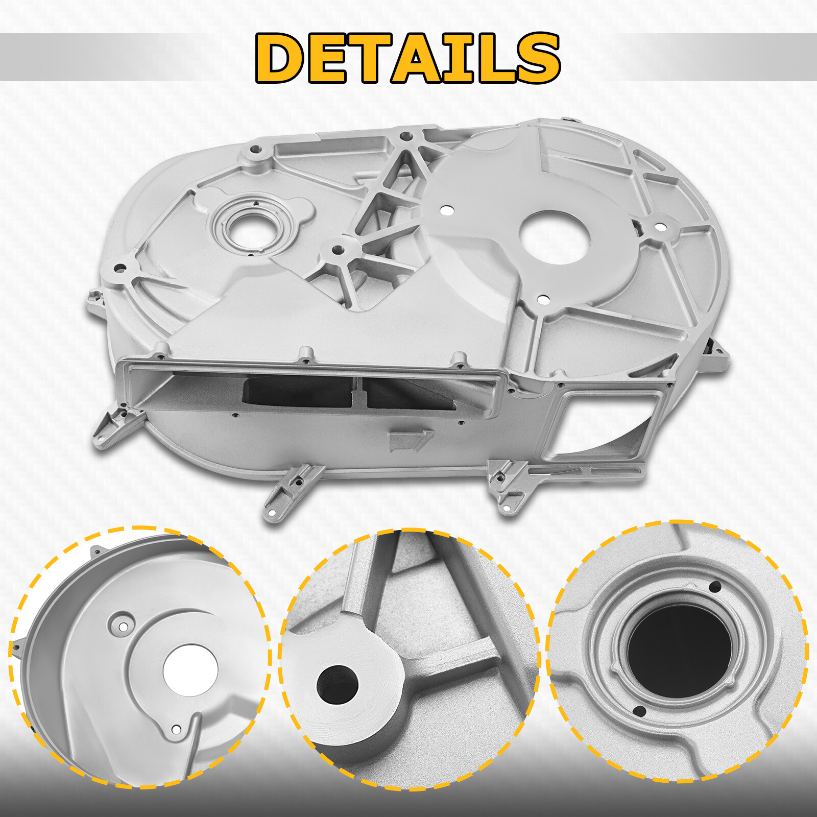 Inner Clutch Cover Aluminium For Polaris RZR Turbo S 2019 2020 2021 #5142589