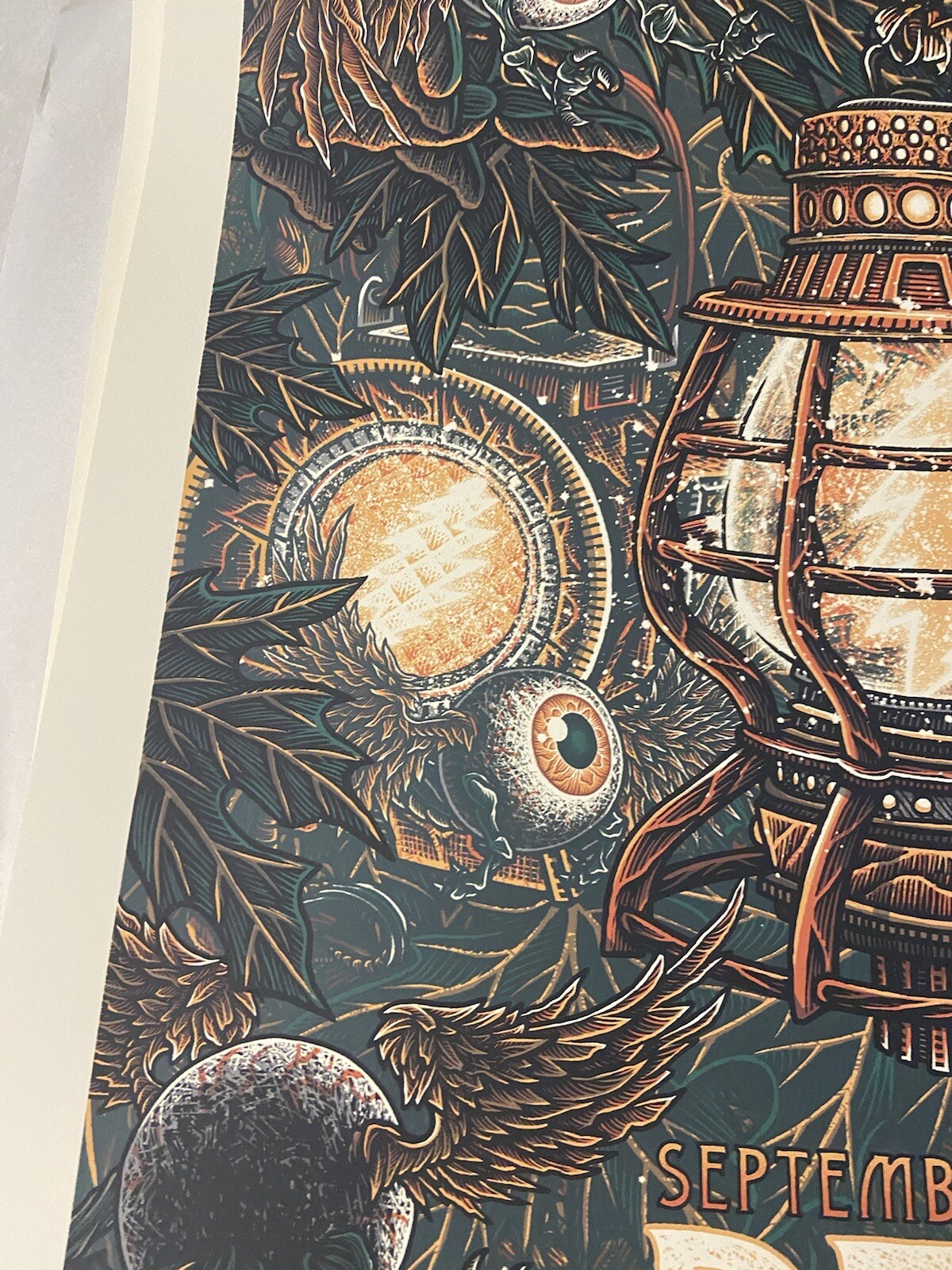 Dead and Company poster Noblesville 9/15 2021 Mint Luke Martin Avenger Sold Out