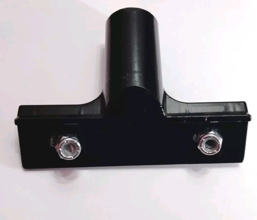 3 PACK of Bon Tool Black Cast Aluminum Broom Handle Threaded Bracket Replacement