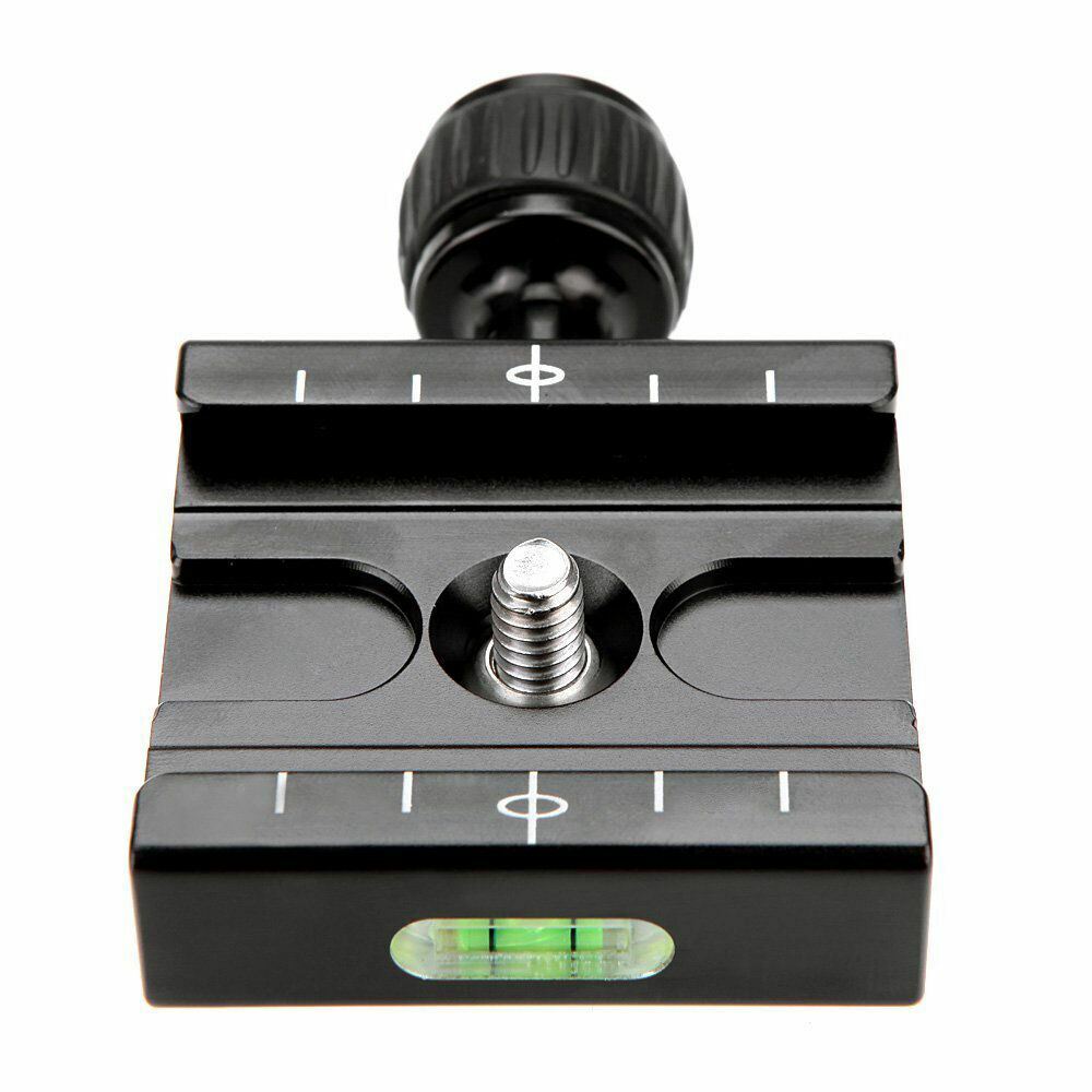 Adapter Plate Square Clamp with Gradienter for Tripod Ball Head Arca Swiss