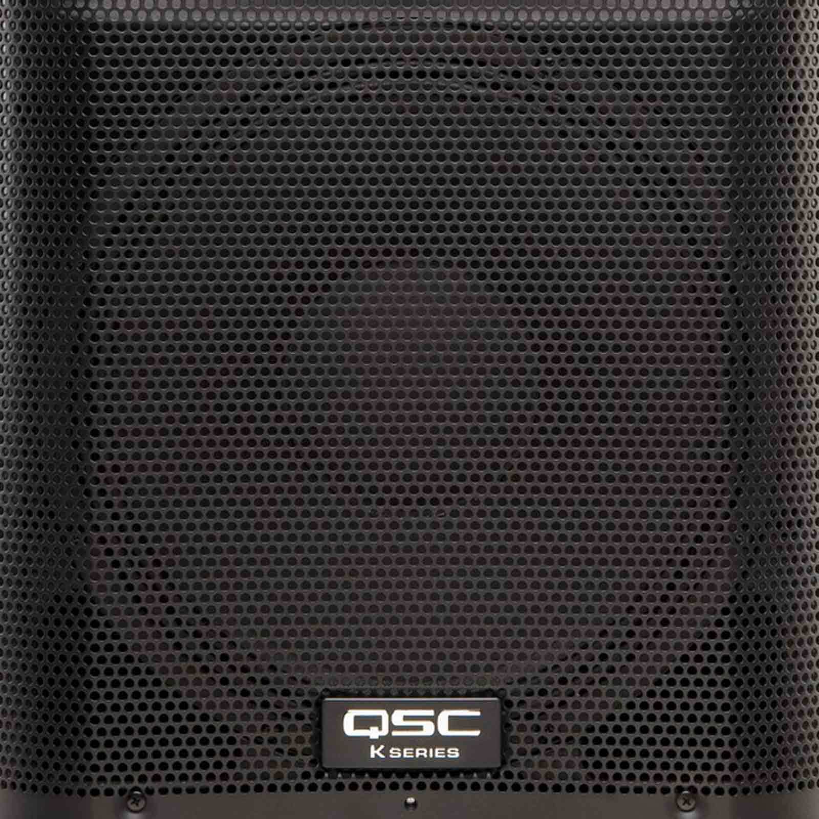QSC K12 Speaker Replacement Grill / Grille with logo in Black