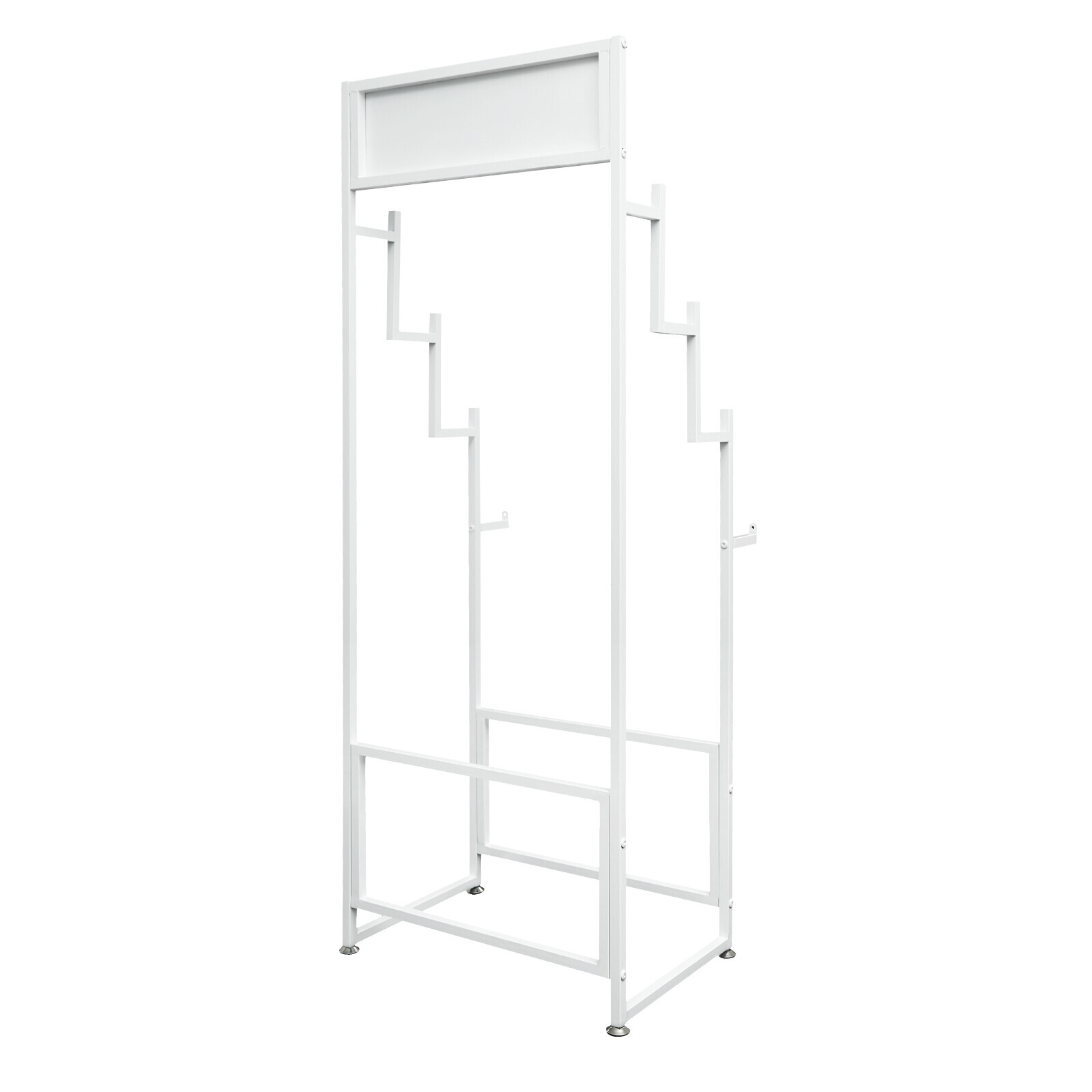 Floor Standing Carpet Display Stand Commercial Organizer Holder f/Displaying Mat