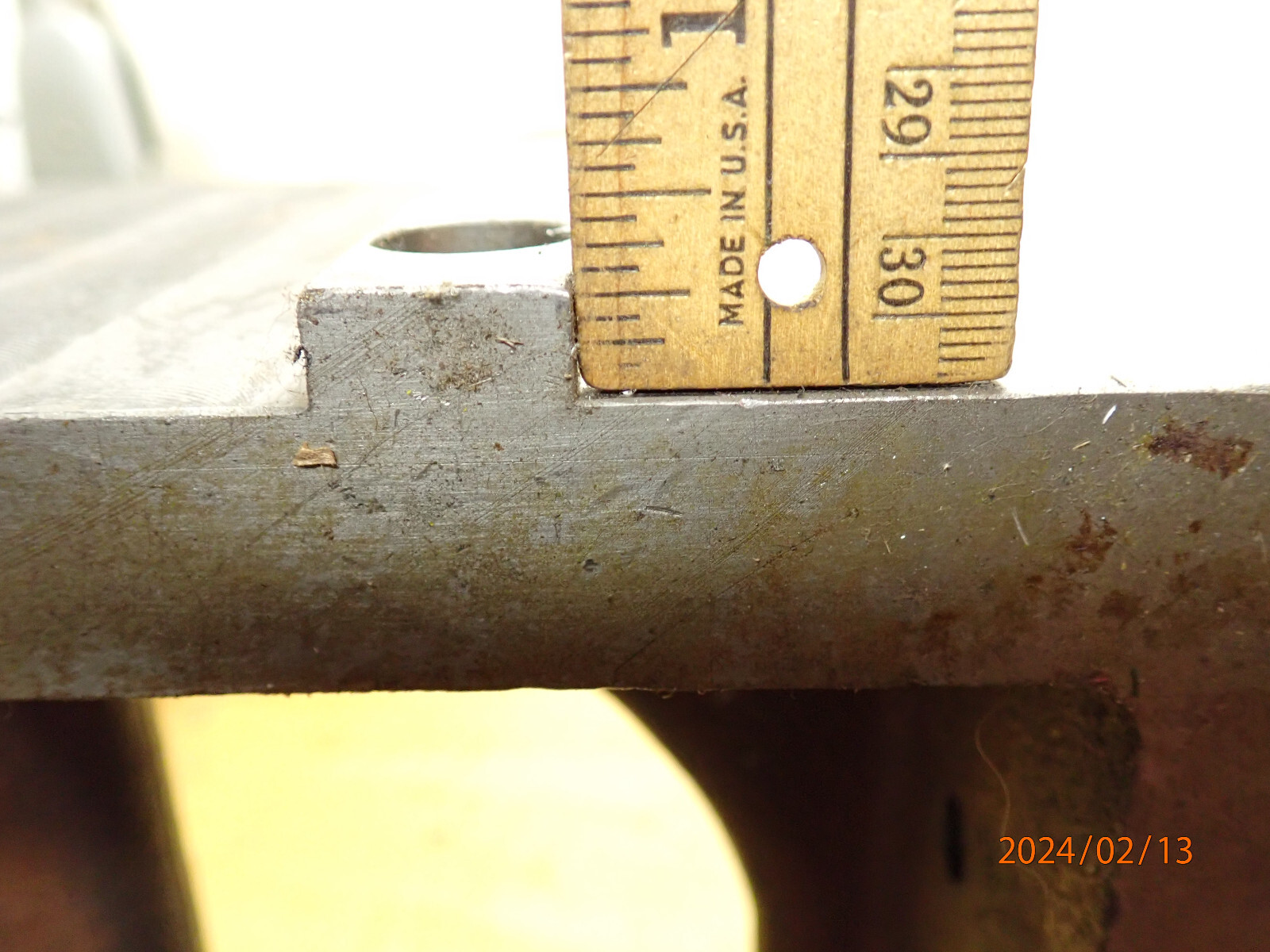 LOT A31 MACHINIST ANGLE PLATE WITH KEY WAY AND 1/2-13 HOLES POSSIBLE SUBURBAN