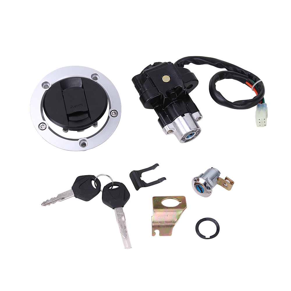 Ignition Switch Fuel Gas Cap Seat Lock Keys For Suzuki GSXR600 GSXR1000 2004-16
