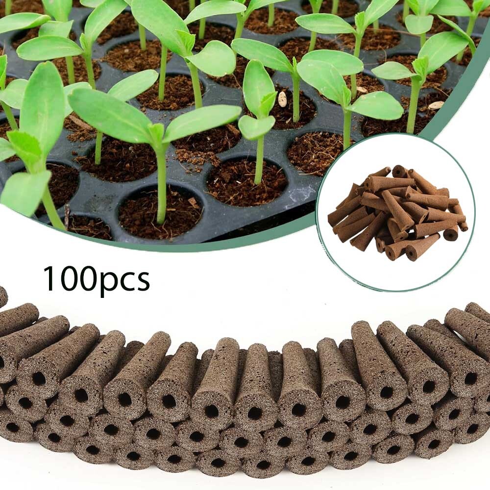 100Pcs Root Grow Sponges Seed Pod For Aerogarden Hydroponic Seedling USA SELLER