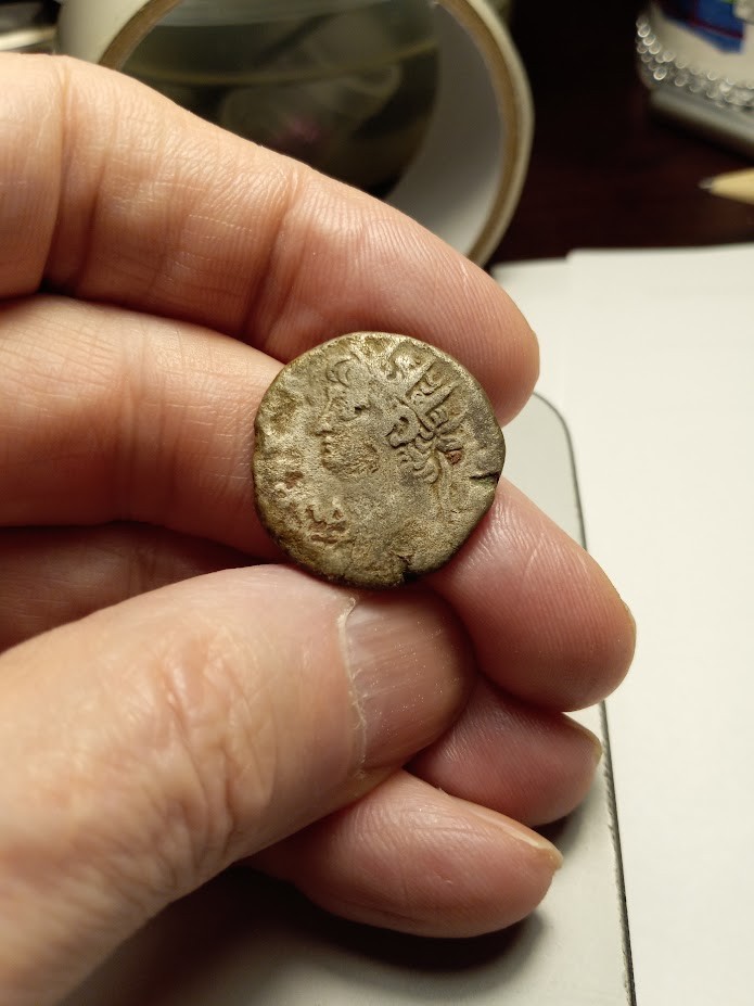 Roman Provincial Nero/Zeus Egypt, Alexandria billon tetradrachm