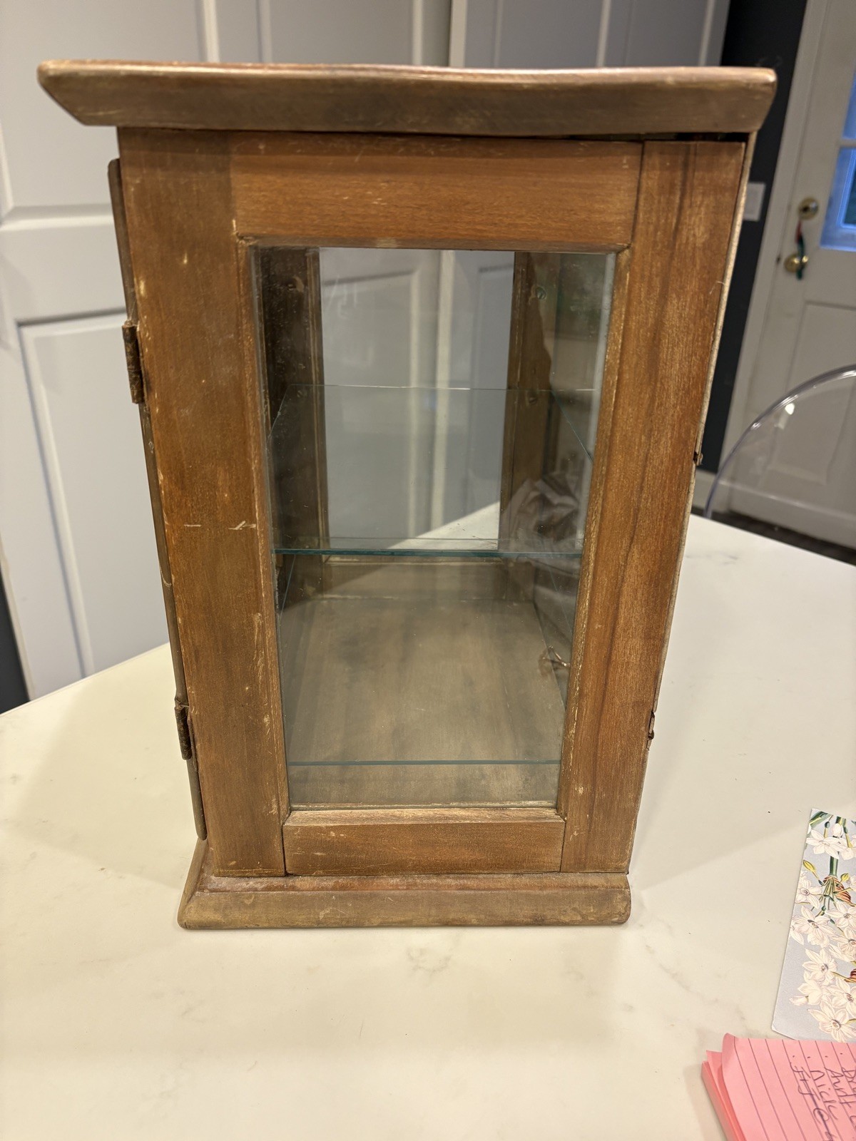 Early 1900s Antiseptic Sterilizer Cabinet, Oak Wood, Doctor, Barber, Pharmacy
