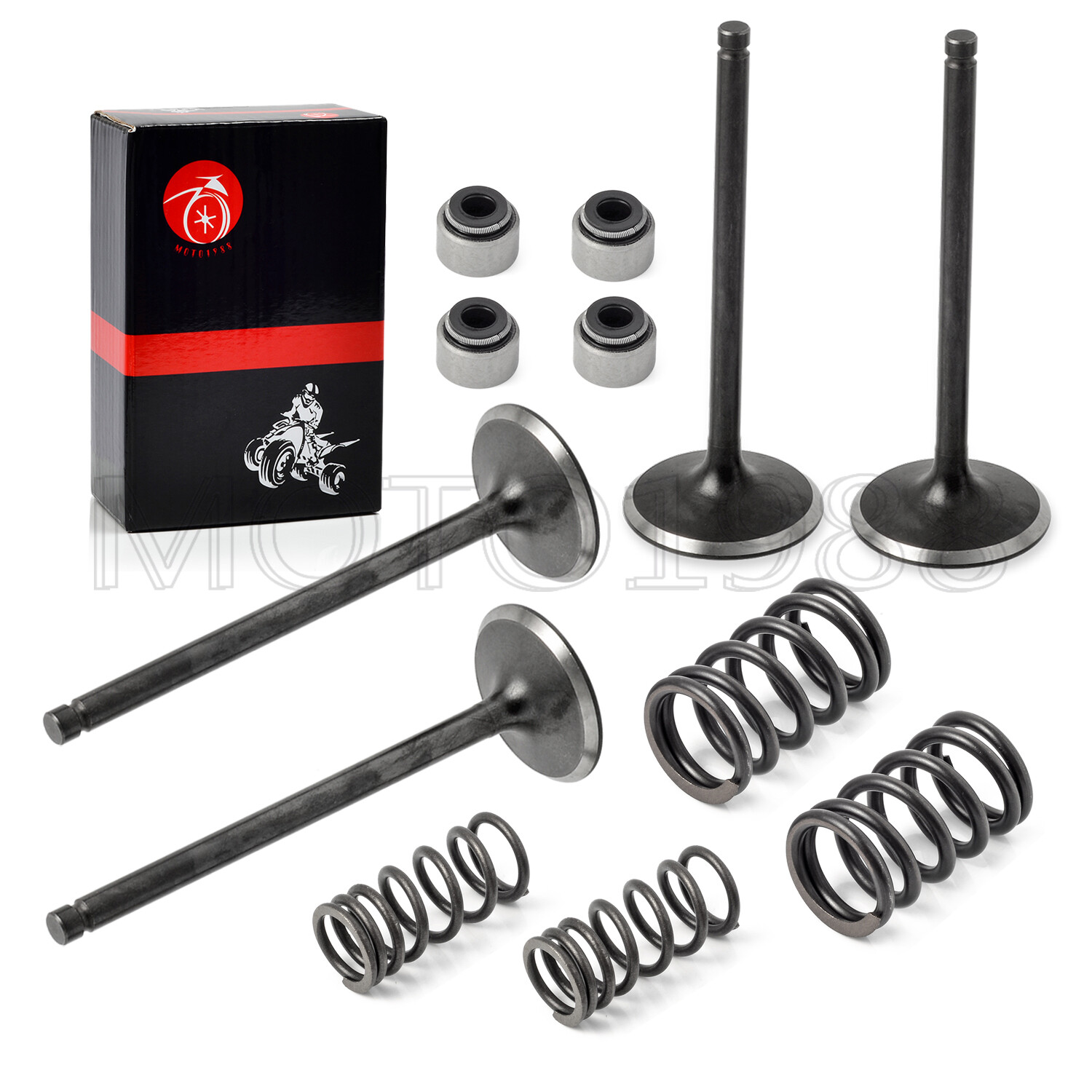 Intake Exhaust Valves Seals Spring for Polaris Predator 500 Outlaw 500 2003-2007