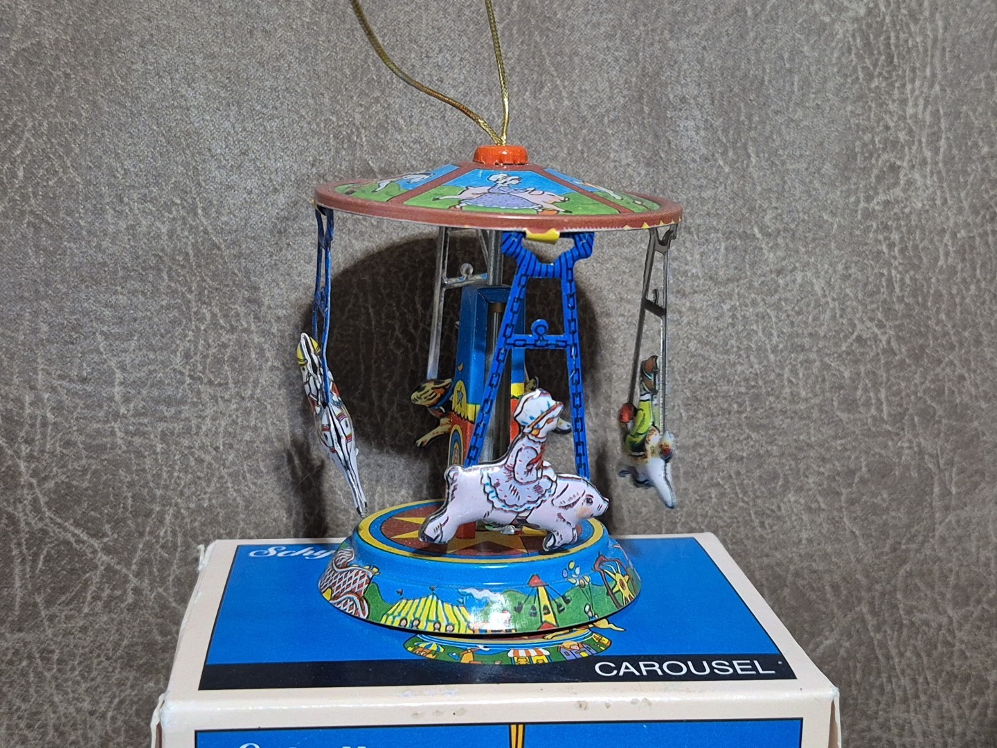 Vintage Schylling Miniature Carousel Tin Collector Series 1997