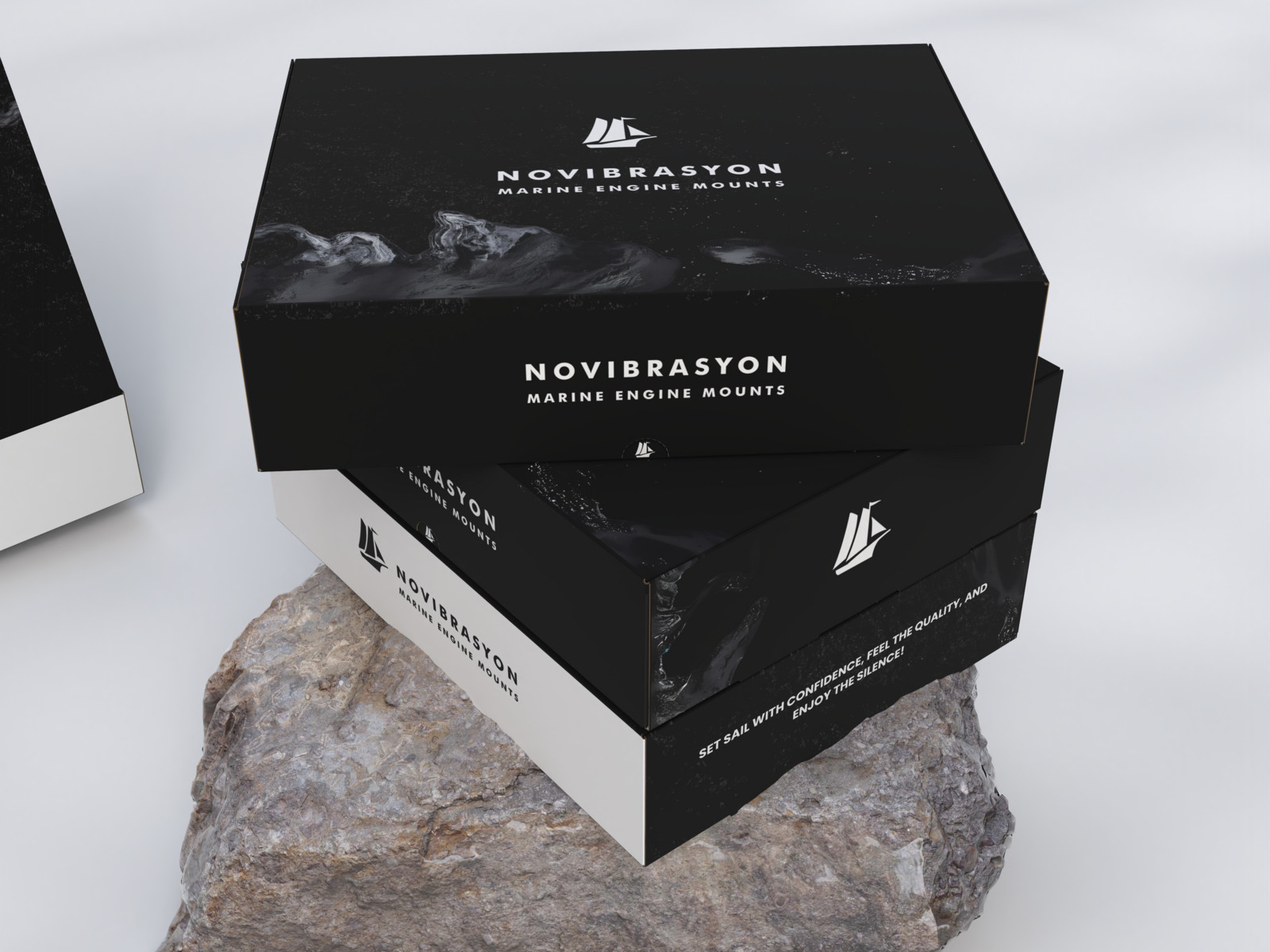 Marine Engine Mount Set Replaces Yanmar 2GM-2YM-3GM-3YM #75 and #100