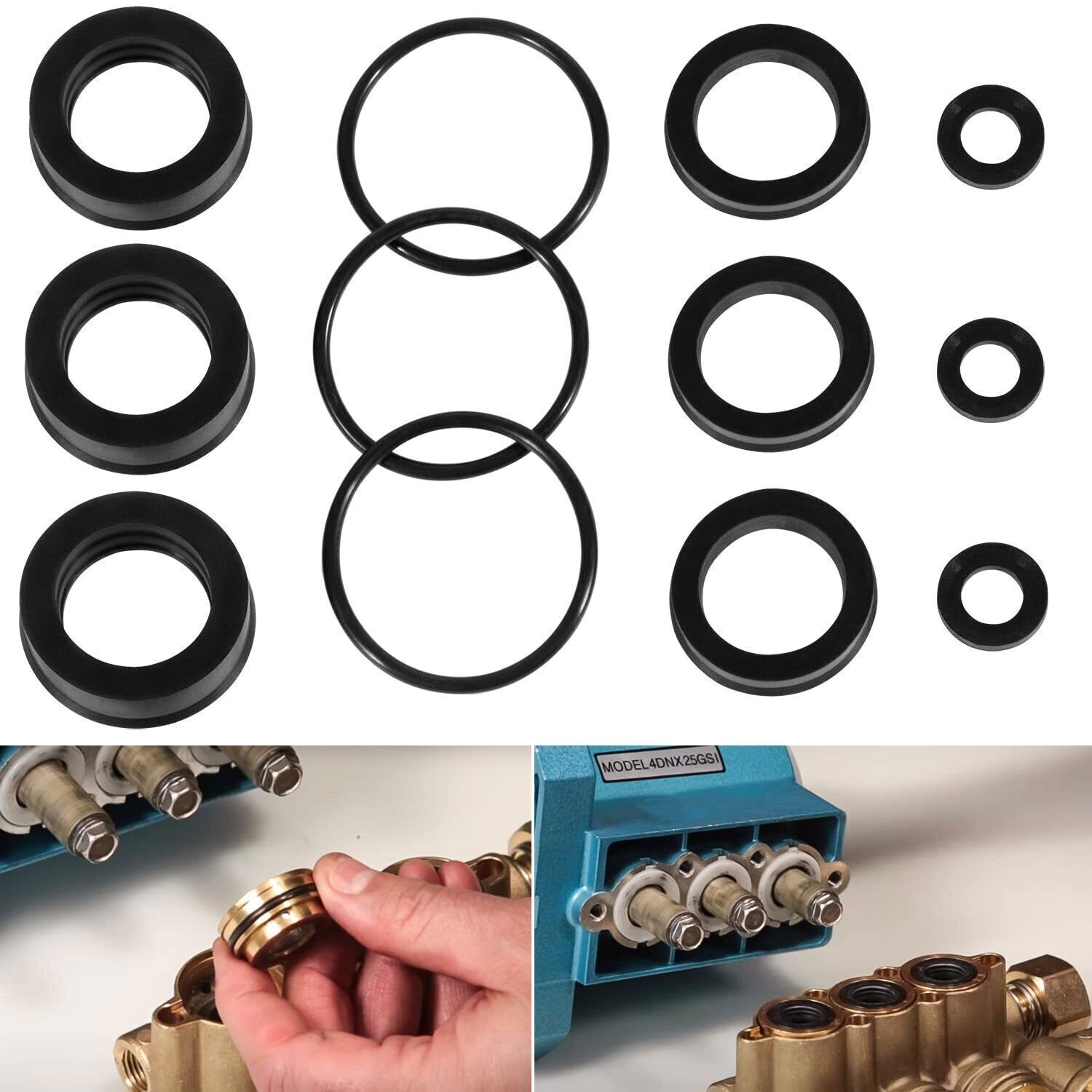 76975 Seal Kit 12Pcs for Cat Pump 4DNX Pumps 4DNX25GSI 4DNX27GSI Seal Kit Rubber