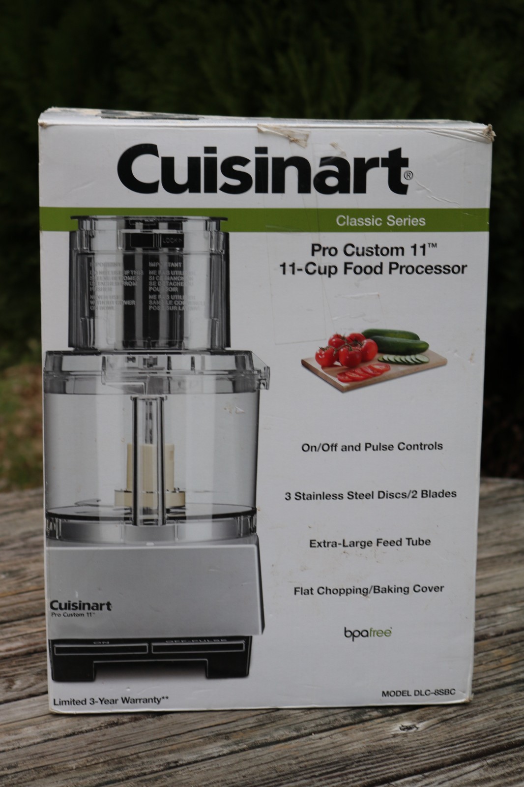 Cuisinart Custom Pro 11-Cup Food Processor DLC-8SBC Professional New Open Box