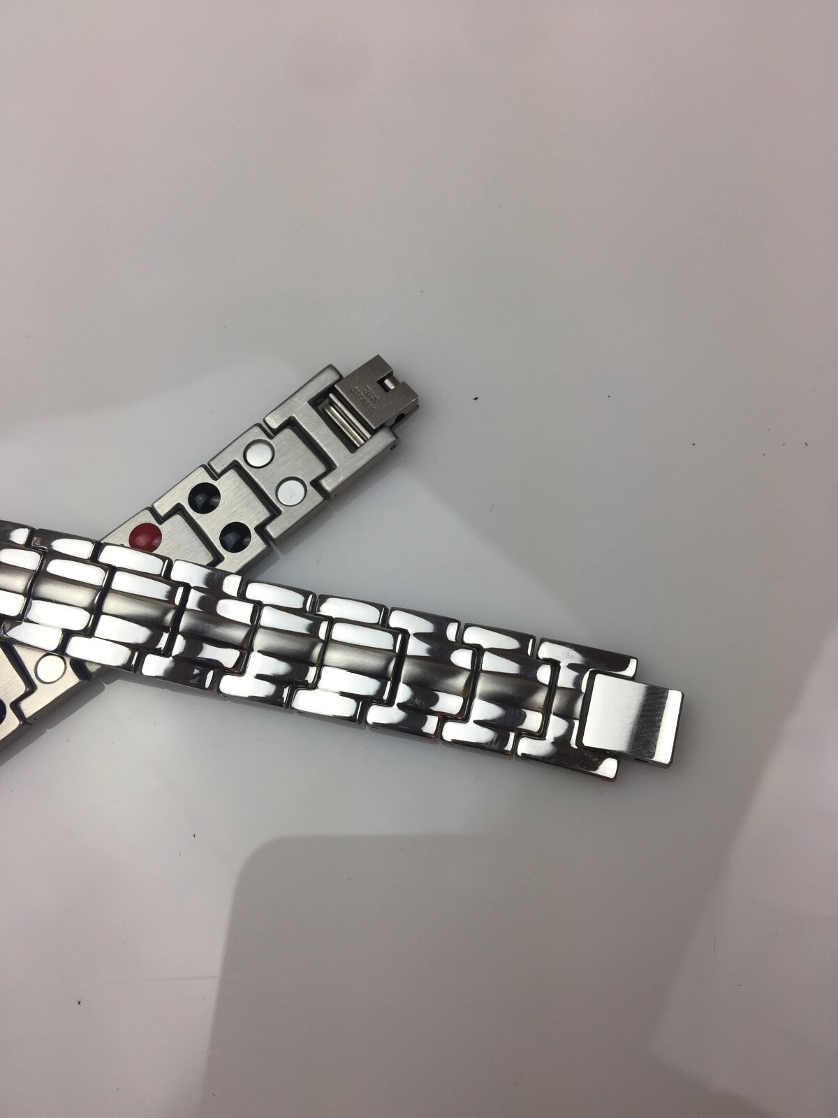 MENS Magnetic Therapy Bracelet 4 Elements Balance Energy Arthritis Pain Relief