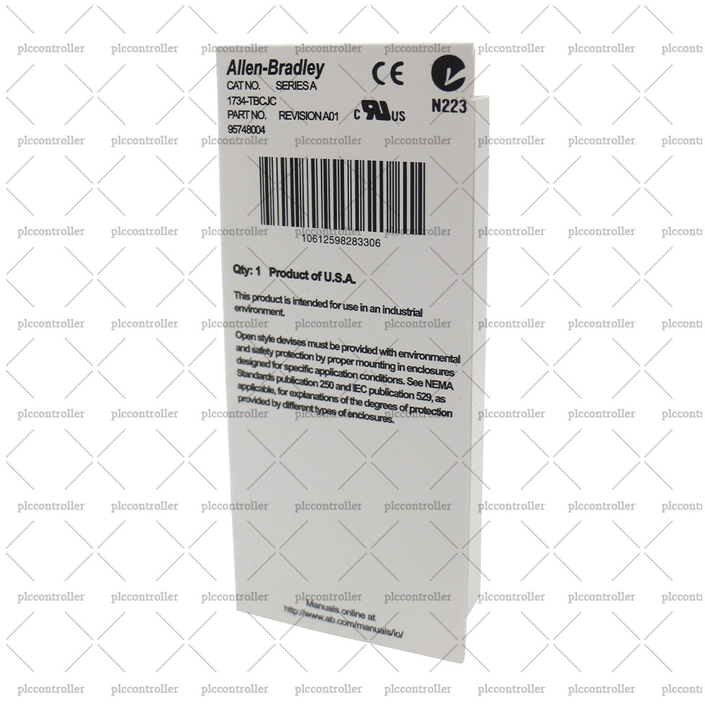 New Allen Bradley 1734-TBCJC Terminal Base POINT I/O AB 1734TBCJC