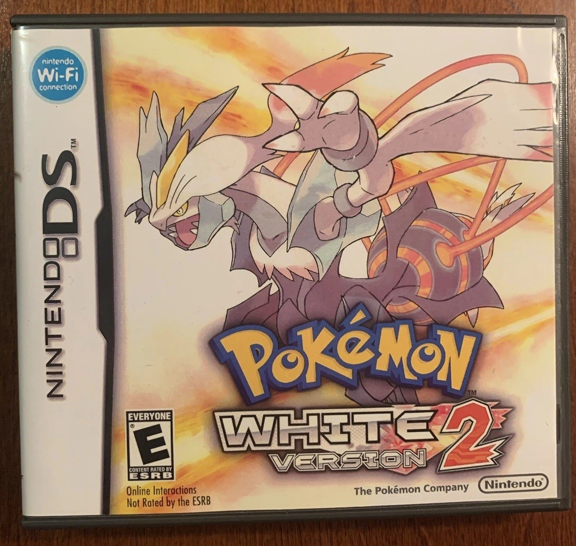 Pokemon White Version 2 Nintendo DS  Replacement Case Only NO GAME Display Only