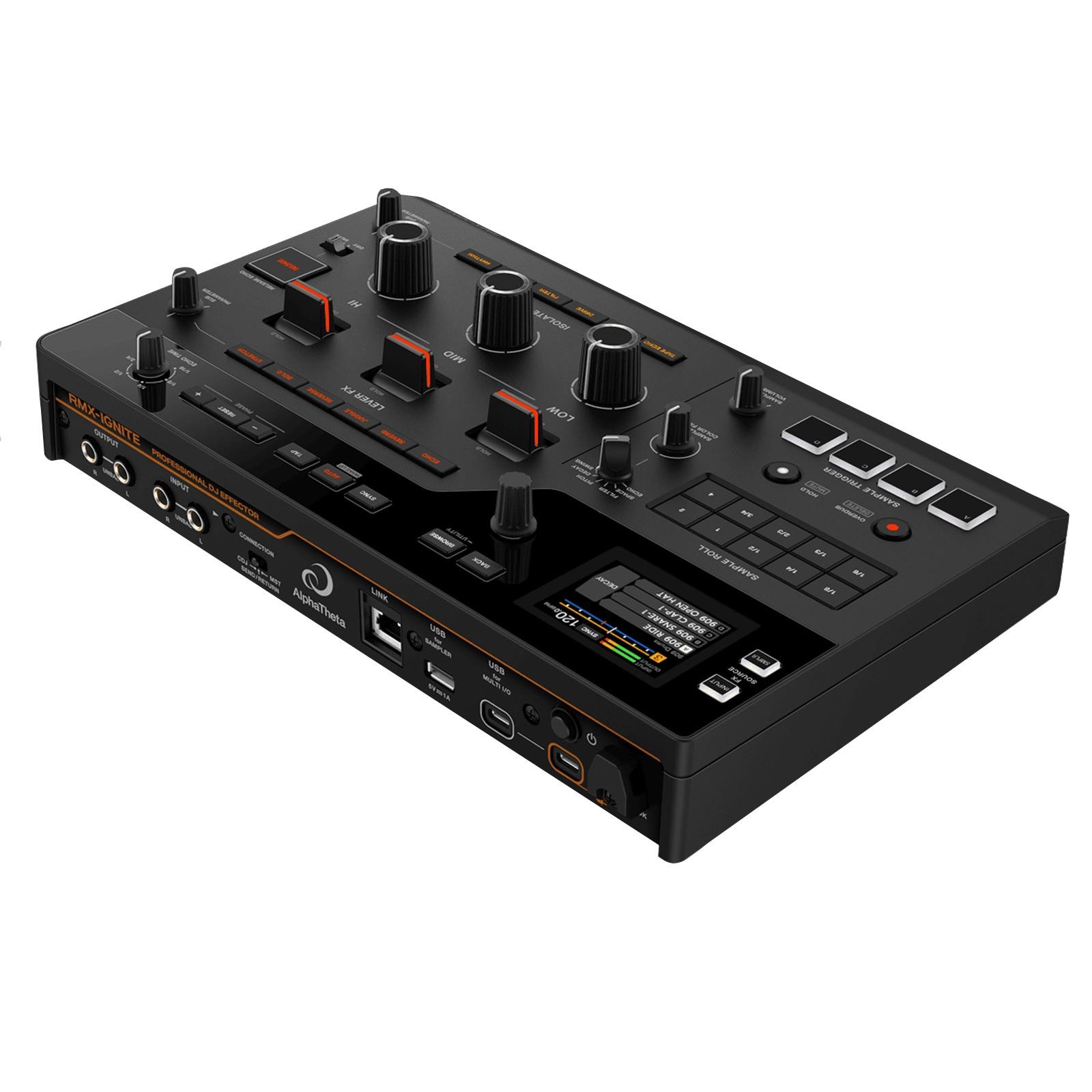 AlphaTheta RMX-IGNITE Professional DJ Effector w 3 Band FX Section & Sampler