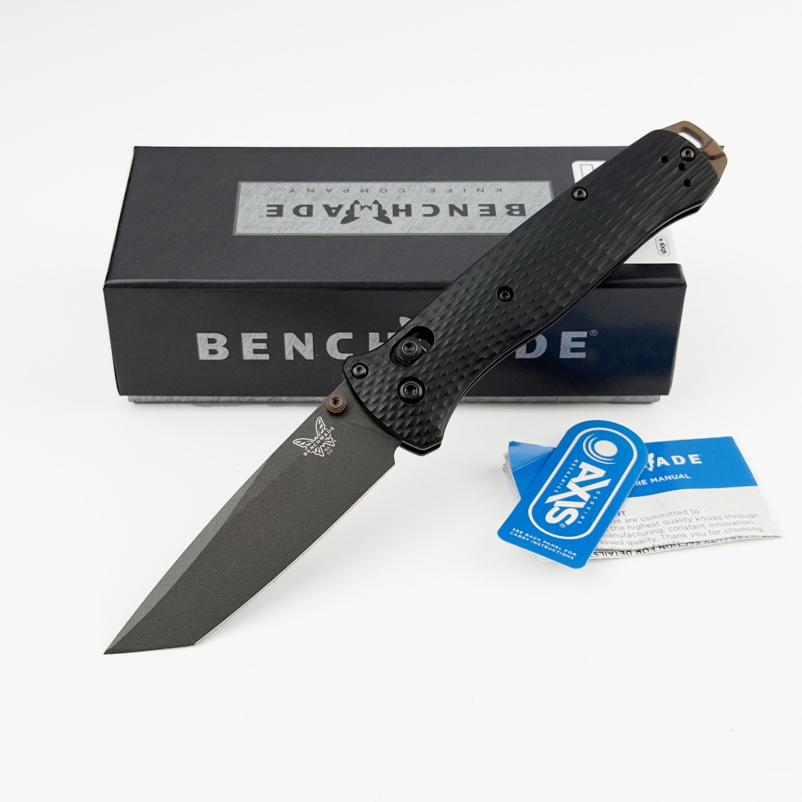 Benchmade 537GY-03 Bailout Black Aluminum CPM-M4 Folding Knife